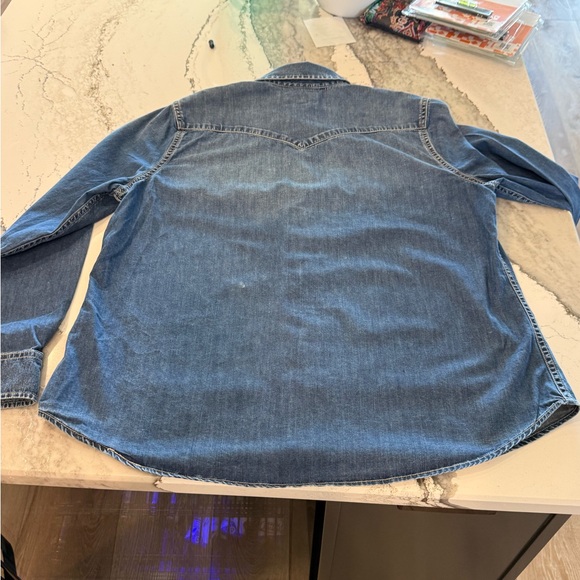 Lucky Brand Denim Western Snap-Front Shirt - Picture 3 of 5